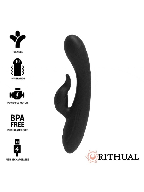 Rithual - Anusara Dual Ricaricabile Motore 2.0 Nero - RITHUAL - Vibratori | erosidea.com