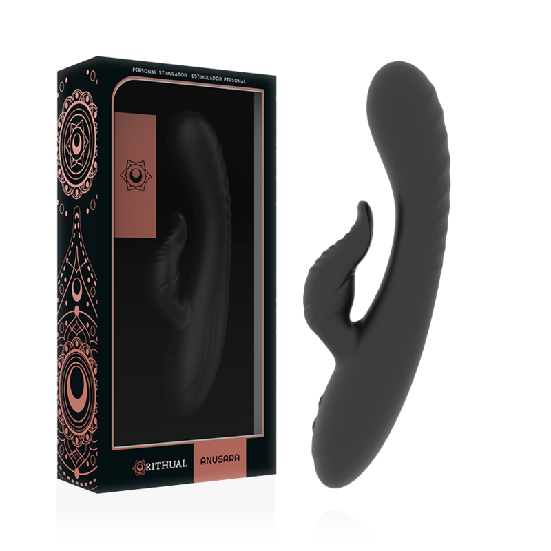 Rithual - Anusara Dual Ricaricabile Motore 2.0 Nero - RITHUAL - Vibratori | erosidea.com