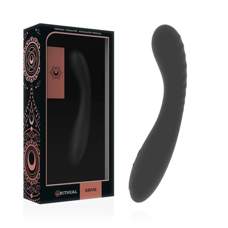 Rithual - Kriya Stimolaodr Ricaricabile G-Point Nero - RITHUAL - Vibratori | erosidea.com