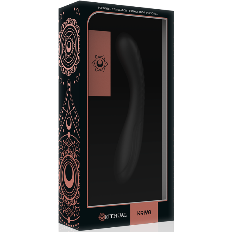 Rithual - Kriya Stimolaodr Ricaricabile G-Point Nero - RITHUAL - Vibratori | erosidea.com