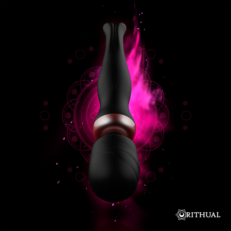 Wand Massaggiatore Akasha 2.0 Rithual Nero - RITHUAL - Magic Wand | erosidea.com