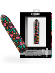 Custom Bullets - Floreali Ricaricabili Bullet 10 Intensit€ - CUSTOM BULLETS - Vibratori Mini | erosidea.com
