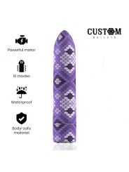 Custom Bullets - Rechargeable Snake Purple Magnetic Bullet 10V - CUSTOM BULLETS - Vibratori Mini | erosidea.com