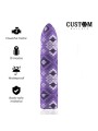 Custom Bullets - Rechargeable Snake Purple Magnetic Bullet 10V - CUSTOM BULLETS - Vibratori Mini | erosidea.com