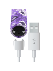 Custom Bullets - Rechargeable Snake Purple Magnetic Bullet 10V - CUSTOM BULLETS - Vibratori Mini | erosidea.com