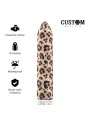 Custom Bullets - Personalizzati Ricaricabili Leopard 10 Intensit€ - CUSTOM BULLETS - Vibratori Mini | erosidea.com