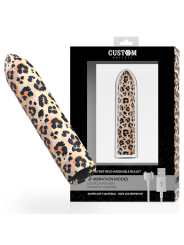 Custom Bullets - Personalizzati Ricaricabili Leopard 10 Intensit€ - CUSTOM BULLETS - Vibratori Mini | erosidea.com
