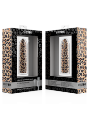 Custom Bullets - Personalizzati Ricaricabili Leopard 10 Intensit€ - CUSTOM BULLETS - Vibratori Mini | erosidea.com