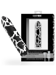 Custom Bullets - Bullet Ricaricabili Mucca 10 Intensit€ - CUSTOM BULLETS - Vibratori Mini | erosidea.com
