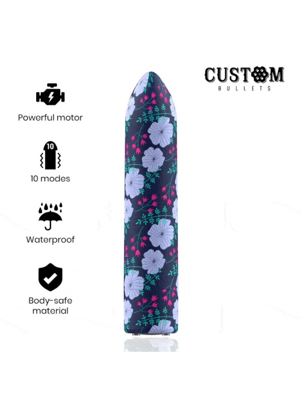 Custom Bullets - Personalizzate Ricaricabili Primavera 10 Intensit€ - CUSTOM BULLETS - Vibratori Mini | erosidea.com