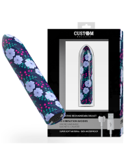 Custom Bullets - Personalizzate Ricaricabili Primavera 10 Intensit€ - CUSTOM BULLETS - Vibratori Mini | erosidea.com