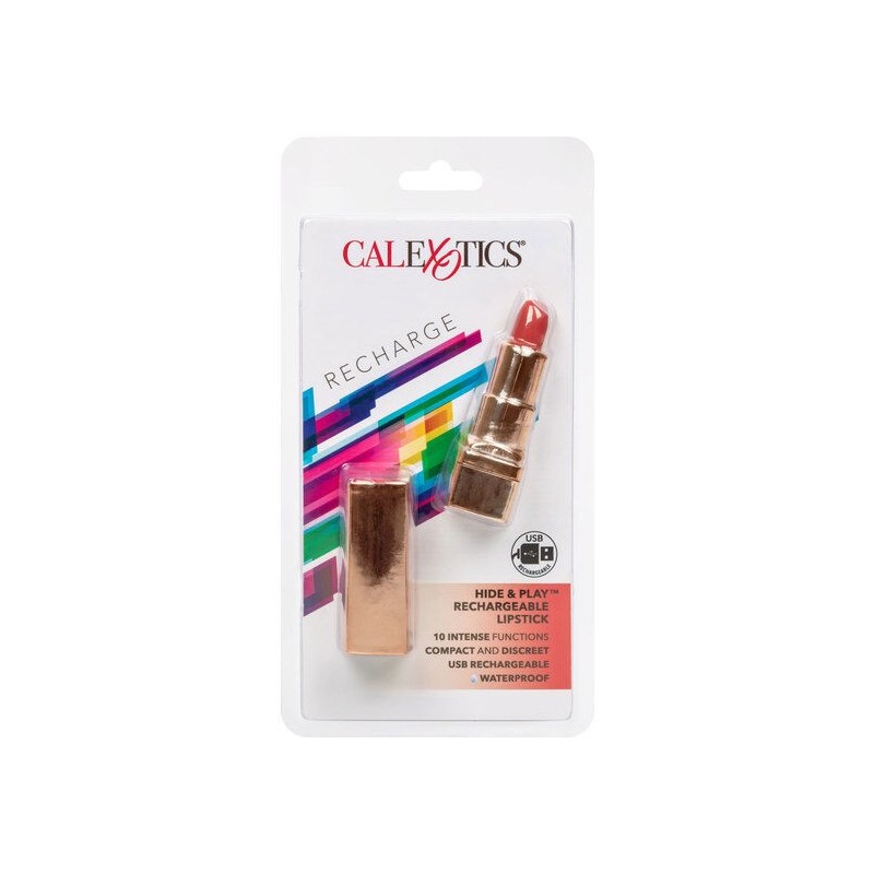 California Exotics - Bala Rossetto Vibratore Clitoride Ricaricabile Hide & Play Rosso - CALIFORNIA EXOTICS - Vibratori Mini | erosidea.com
