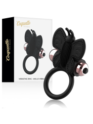 Vibratore Coquette Toys Anello Pene Farfalla Con Nero/Oro - COQUETTE TOYS - Vibratori | erosidea.com
