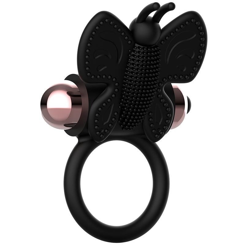 Vibratore Coquette Toys Anello Pene Farfalla Con Nero/Oro - COQUETTE TOYS - Vibratori | erosidea.com