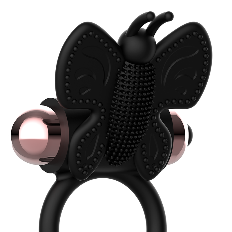Vibratore Coquette Toys Anello Pene Farfalla Con Nero/Oro - COQUETTE TOYS - Vibratori | erosidea.com