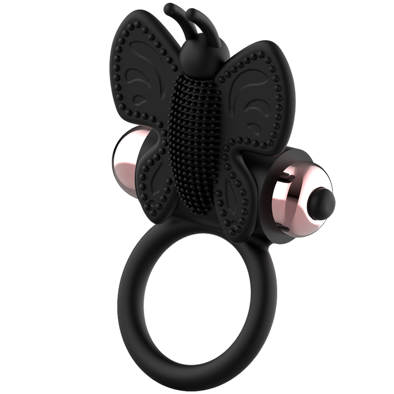 Vibratore Coquette Toys Anello Pene Farfalla Con Nero/Oro - COQUETTE TOYS - Vibratori | erosidea.com