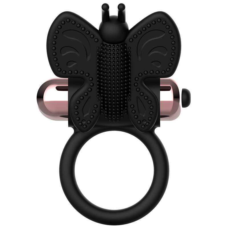 Vibratore Coquette Toys Anello Pene Farfalla Con Nero/Oro - COQUETTE TOYS - Vibratori | erosidea.com