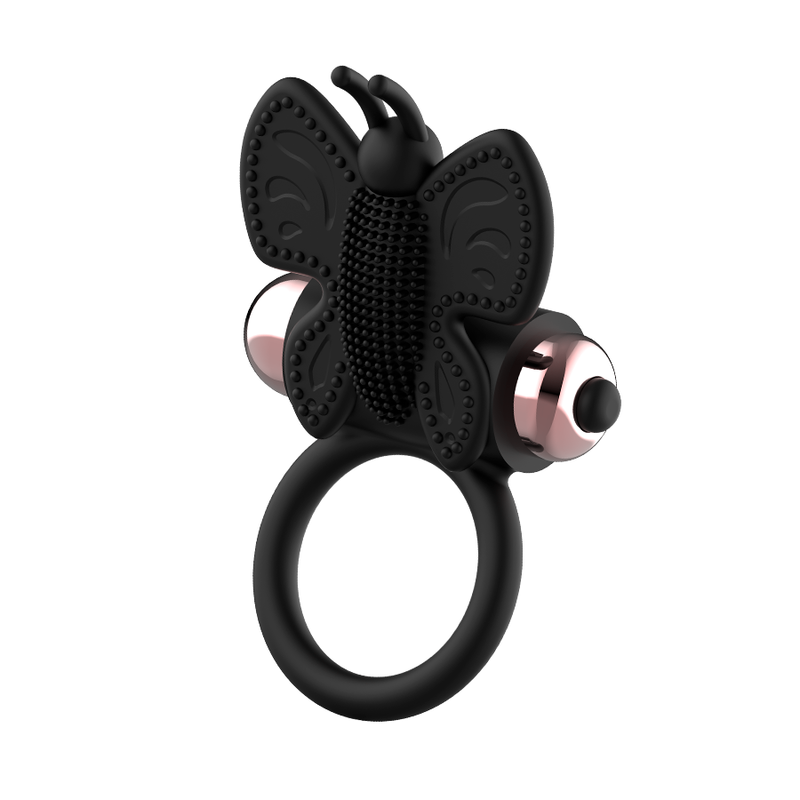 Vibratore Coquette Toys Anello Pene Farfalla Con Nero/Oro - COQUETTE TOYS - Vibratori | erosidea.com
