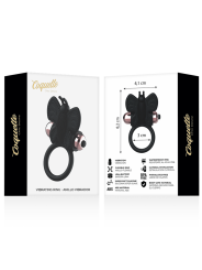 Vibratore Coquette Toys Anello Pene Farfalla Con Nero/Oro - COQUETTE TOYS - Vibratori | erosidea.com