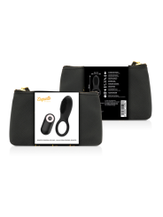 Coquette Toys - Cock Ring Telecomando Ricaricabile Nero/Oro - COQUETTE TOYS - Anelli Fallici | erosidea.com