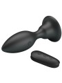 Mr Play - Plug Anale Nero Con Telecomando E Vibrazione - MR PLAY - Plug e Catene Anali | erosidea.com
