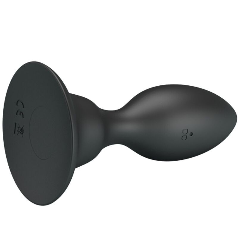 Mr Play - Plug Anale Nero Con Telecomando E Vibrazione - MR PLAY - Plug e Catene Anali | erosidea.com
