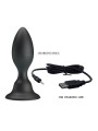 Mr Play - Plug Anale Nero Con Telecomando E Vibrazione - MR PLAY - Plug e Catene Anali | erosidea.com