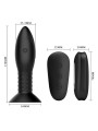 Mr Play - Plug Con Telecomando Sfere Rotanti Nere - MR PLAY - Ovetti Palline Sfere | erosidea.com