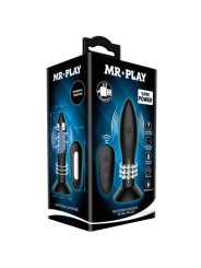 Mr Play - Plug Con Telecomando Sfere Rotanti Nere - MR PLAY - Ovetti Palline Sfere | erosidea.com