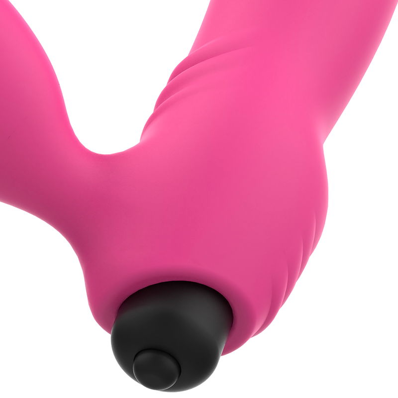 Vibratore Ohmama Bix Doppia Stimolazione Edizione Natalizia Rosa - OHMAMA VIBRATORS - Strap-on e Imbracature | erosidea.com