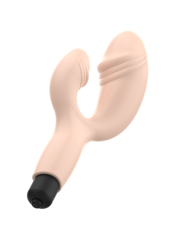 Vibratore Ohmama Classico Flesh Con Stimolazione G-Spot E Clitoride - OHMAMA STIMULATING - Vibratori Doppi | erosidea.com