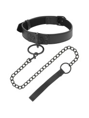 Darkness - Collana Nera Con Catena - DARKNESS BONDAGE - Collari e Guinzagli | erosidea.com
