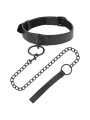 Darkness - Collana Nera Con Catena - DARKNESS BONDAGE - Collari e Guinzagli | erosidea.com