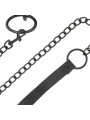 Darkness - Collana Nera Con Catena - DARKNESS BONDAGE - Collari e Guinzagli | erosidea.com