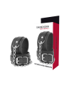 Darkness - Manette In Pelle Strutturata Nera - DARKNESS BONDAGE - Manette e Polsini | erosidea.com