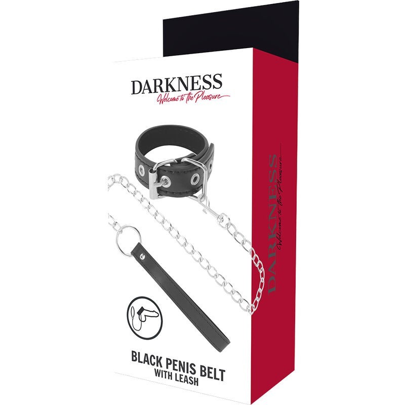 Darkness - Anello Per Pene Con Cinturino - DARKNESS BONDAGE - Costrittivi | erosidea.com