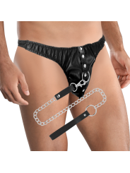 Darkness - Perizoma Di Sottomissione Con Catena In Metallo - DARKNESS BONDAGE - Costrittivi | erosidea.com