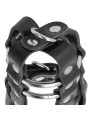 Darkness - Gabbia Di Castit In Pelle Con Serratura - DARKNESS BONDAGE - Costrittivi | erosidea.com