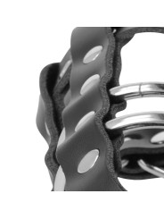 Darkness - Gabbia Di Castit In Pelle Con Serratura - DARKNESS BONDAGE - Costrittivi | erosidea.com