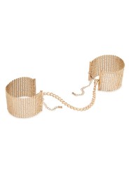 Bijoux - D‰Sir M‰Tallique Manette In Rete Di Metallo Dorato - BIJOUX DESIRE METALLIQUE - Manette e Polsini | erosidea.com