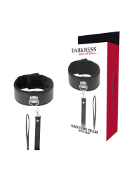 Darkness - Collana Foderata Con Catena In Titanio - DARKNESS BONDAGE - Collari e Guinzagli | erosidea.com