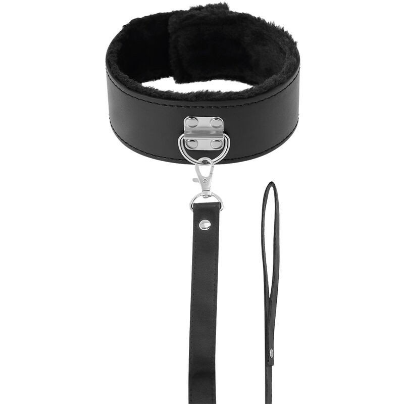 Darkness - Collana Foderata Con Catena In Titanio - DARKNESS BONDAGE - Collari e Guinzagli | erosidea.com