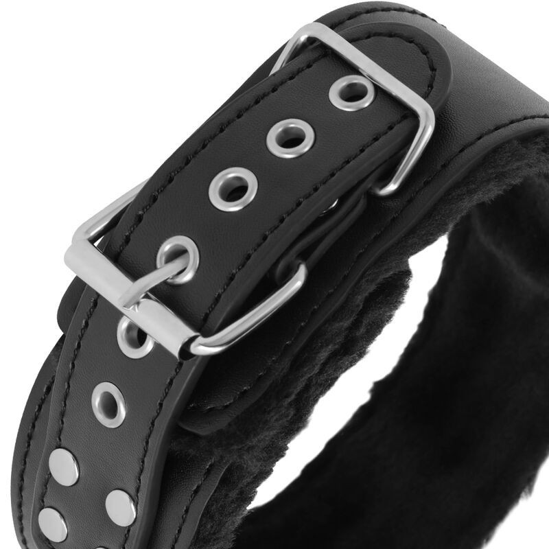 Darkness - Collana Foderata Con Catena In Titanio - DARKNESS BONDAGE - Collari e Guinzagli | erosidea.com