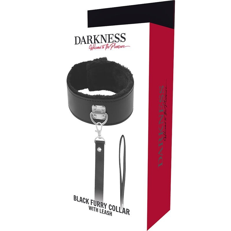 Darkness - Collana Foderata Con Catena In Titanio - DARKNESS BONDAGE - Collari e Guinzagli | erosidea.com