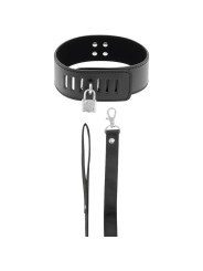 Darkness - Collare Bdsm Con Chiusura Nera - DARKNESS BONDAGE - Collari e Guinzagli | erosidea.com