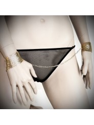 Bijoux - D‰Sir M‰Tallique Manette In Rete Di Metallo Dorato - BIJOUX DESIRE METALLIQUE - Manette e Polsini | erosidea.com