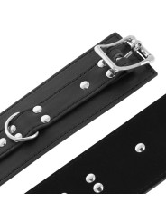 Darkness - Manette In Pelle Nera - DARKNESS BONDAGE - Manette e Polsini | erosidea.com