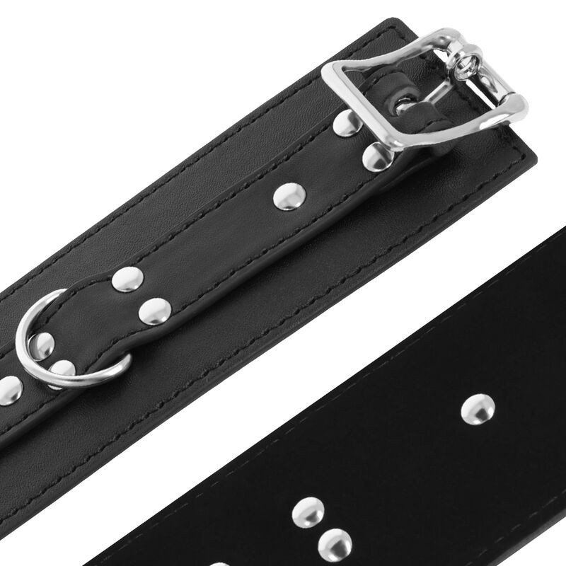 Darkness - Manette In Pelle Nera - DARKNESS BONDAGE - Manette e Polsini | erosidea.com