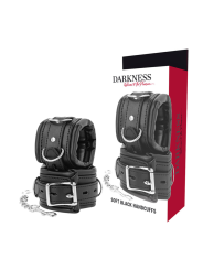 Darkness - Manette Bdsm Imbottite - DARKNESS BONDAGE - Manette e Polsini | erosidea.com