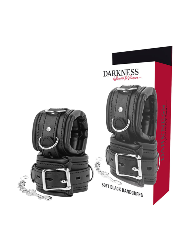 Darkness - Manette Bdsm Imbottite - DARKNESS BONDAGE - Manette e Polsini | erosidea.com